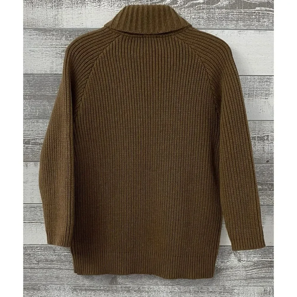 Pendleton Lambs Wool Big Lebowski Dude Zip Cardigan Sweater Size Med Westerly - Picture 2 of 12